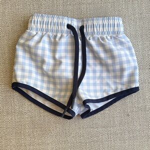 Minnow Boardie - Light Blue Check